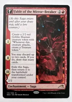 1x MTG Fable of the Mirror-Breaker - Kamigawa Rare Saga! NM Mint! - Image 1