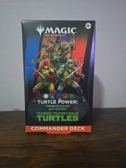 New Sealed Turtle Power! Commander Deck Teenage Mutant Ninja Turtles MTG - Image 1