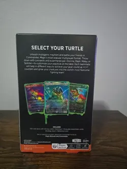 New Sealed Turtle Power! Commander Deck Teenage Mutant Ninja Turtles MTG - Image 2
