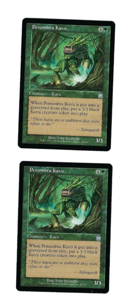 2x Penumbra Kavu - Apocalypse - Magic The Gathering NM/M (Never Played) - Image 1