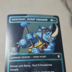 Teenage Mutant Ninja Turtles Rocksteady Mutant Marauder, 8 Bit Surge, mtg - Image 1