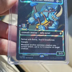 Teenage Mutant Ninja Turtles Rocksteady Mutant Marauder, 8 Bit Surge, mtg - Image 2