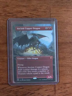 Ancient Copper Dragon Mtg Baldur’s Gate Nm Borderless - Image 1