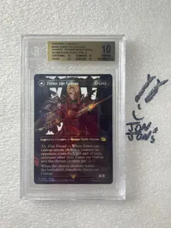 Zenos yae Galvus Borderless Surge Foil Graded BGS 10 PRISTINE MTG Final Fantasy - Image 1