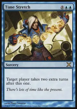 MTG Magic the Gathering Time Stretch (118/514) Tenth Edition MP - Image 1