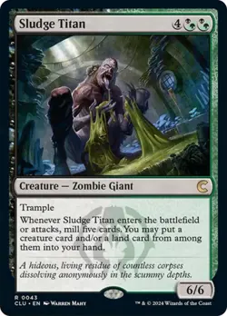 MTG Sludge Titan [Ravnica: Clue Edition] Near Mint Magic - Image 1