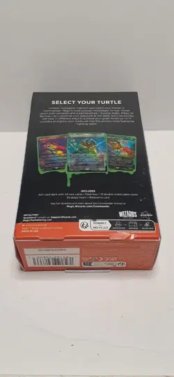 TEENAGE MUTANT NINJA TURTLES TURTLE POWER COMMANDER DECK MTG NEW FACTORY SEALED - Image 3
