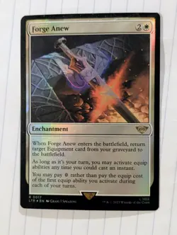 Forge Anew - FOIL - Lord of the Rings: Tales of Middle-Earth - NM - MTG - Image 1