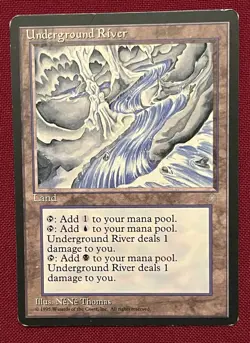 Underground River Ice Age Regular MP Magic The Gathering - Image 1