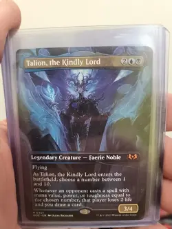 Talion, the Kindly Lord (Borderless) Wilds of Eldraine Regular - Image 1