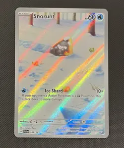 Pokemon TCG Snorunt 188/182 SV04: Paradox Rift Illustration Rare Holo 60 HP - Image 1
