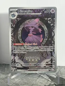 Pokemon TCG Mismagius Illustration Rare Full Art Holo SV02 212/193 LP - Image 1