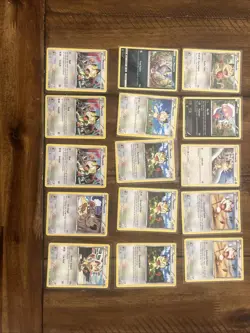 Pokemon TCG Lot of 15 Meowth Cards. NM-MP - Image 1