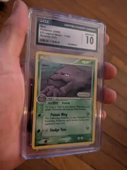 (POP 12) CGC 10 GEM MINT Pokemon Muk EX Legend Maker Stamped Reverse Holo 11/92 - Image 1