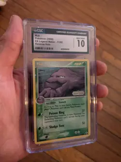 (POP 12) CGC 10 GEM MINT Pokemon Muk EX Legend Maker Stamped Reverse Holo 11/92 - Image 2