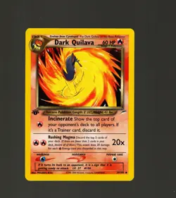Dark Quilava 39/105 Pokemon TCG 1st Edition Neo Destiny NM Vintage 2002 Card - Image 1
