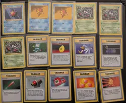 Pokemon Base Set 1999 Shadowless Card Lot - 76 cards TCG + Snorlax 1st Edition - Image 4
