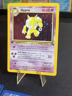 Pokemon 9 Card Vintage Lot 1st ed Hypno Holo, Shadowless, 1st Ed Team Rocket - Image 4