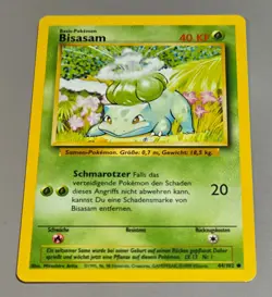 Bisasam # 44/102 Common Karte B Basis Set 1999 Pokemon Deutsch Near Mint Vintage - Image 1
