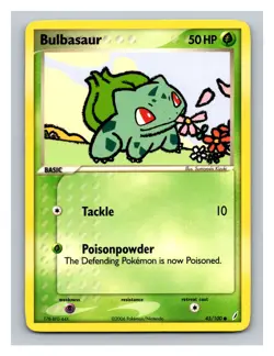 Bulbasaur #45/100 Crystal Guardians Pokemon Card TCG 2006 - Image 1
