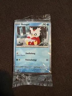 Pokemon Karte Botogel 046/193 Holokarte Delibird Stamp Sealed Promo Paldean Evol - Image 1