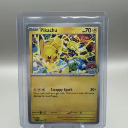 Pokemon Pikachu TCG Promo Card SVP225 2025 World Championships NM - Image 1