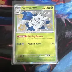 Abomasnow 101/091 NM/M SV Paldean Fates PAF EN Shiny Pokemon TCG - Image 1