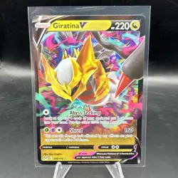 Pokemon TCG Giratina V 130/196 SWSH Lost Origin Holo Ultra RARE - Image 1