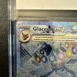 Pokemon TCG Glaceon EX Prismatic Evolutions 150/131 Special Illustration Rare - Image 3