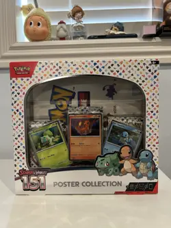 Pokemon TCG Scarlet & Violet 151 Poster Collection Box 3 Packs - Image 1