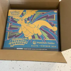 New & Sealed TCG: Ascended Heroes Pokemon Center ETB In hand - SMALL TEAR - Image 1