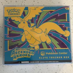 New & Sealed TCG: Ascended Heroes Pokemon Center ETB In hand - SMALL TEAR - Image 2