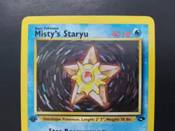 Pokemon - Misty's Staryu 92/132 Common 1st Edition Gym Challenge - Image 2