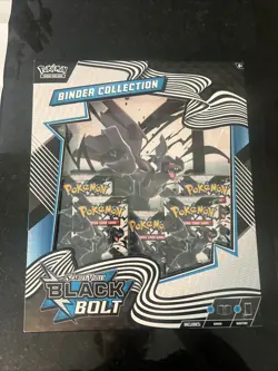 Pokemon TCG Scarlet & Violet Black Bolt Binder Collection - Image 1