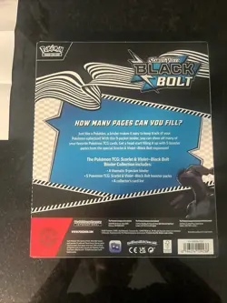 Pokemon TCG Scarlet & Violet Black Bolt Binder Collection - Image 2