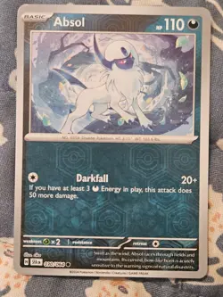 Absol Shrouded Fable Reverse Holo 030/064 Pokemon - Image 1