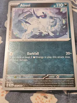Absol Shrouded Fable Reverse Holo 030/064 Pokemon - Image 3
