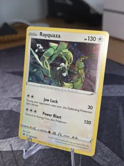 Head🔥 SWIRL 🌀 Rayquaza SWSH029 Cosmos Holo Rare Crown Zenith Pokemon - Image 3
