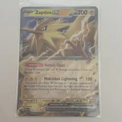 Zapdos ex 145/165 Double Rare Pokemon SV: Scarlet and Violet 151 NM - Image 1