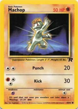 Pokemon - Machop #59/82 - Team Rocket Unlimited - Image 1