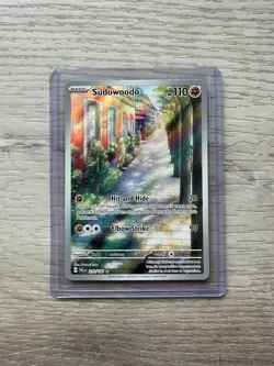 Pokemon SV02 Paldea Evolved 219/193 Sudowoodo Illustration Rare NM - Image 1