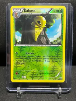 Kakuna 4/146 Reverse Holo Pokemon 2014 XY Base Set LP - Image 1