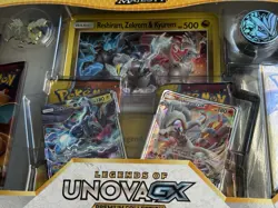 Pokemon TCG Dragon Majesty Legends of Unova GX Premium Collection Box Sealed - Image 1