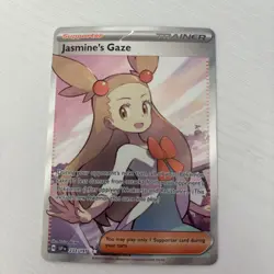 Pokemon TCG Jasmine's Gaze 233/191 Surging Sparks Full Art Trainer Ultra Rare NM - Image 1