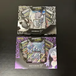 Pokemon TCG: Champions Path Hatterene V & Dubwool V Collection Box Sealed New - Image 1
