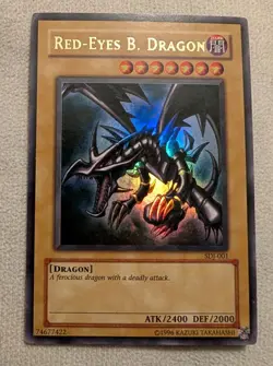 Red-Eyes B. Dragon SDJ-001 Ultra Rare Unlimited Yugioh - Image 1