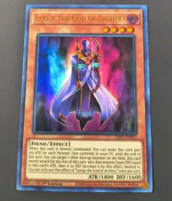 Yu-Gi-Oh! Leraje The God Of Archery Ultra Rare 1st Edition GFP2-EN031 LP - Image 1