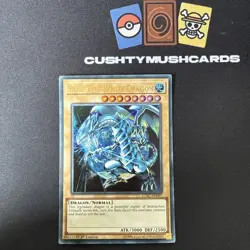 YUGIOH BLUE EYES WHITE DRAGON ULTRA WORLD ART LCKC-EN001 1ST EDITION - Image 1