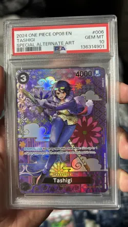 One Piece Tashigi SP ST06 006 OP08 Special Alternate Art PSA 10 Gem Mint ENG - Image 1