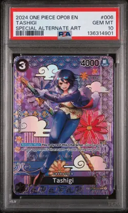 One Piece Tashigi SP ST06 006 OP08 Special Alternate Art PSA 10 Gem Mint ENG - Image 2